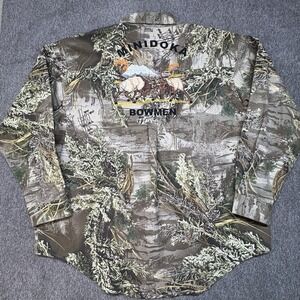 Vintage Spartan Field Shirt Mens 2XL Advantage Timber Camo‎ USA Mossy Oak 90s